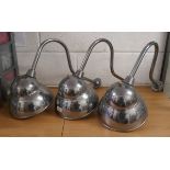 3 retro chrome lightshades