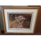 Signed L/E Alan Hunt Print with certificate -Roar of the Jungle