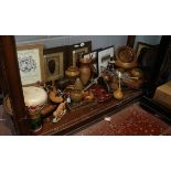 Collection of treen etc