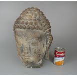 Bust of the image of buddha - Approx height: 34cm