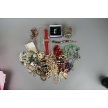 Collection of costume jewellery