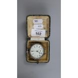 Pocket watch together with case