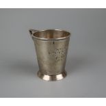 Hallmarked silver tankard - Approx weight 66g