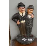 Cast iron Laurel & Hardy doorstop