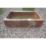 Stone trough