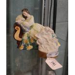 Royal Doulton figure - Solitude together with a Royal Worcester L/E figurine of George and the