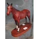 Royal Doulton racehorse - Approx height: 23cm