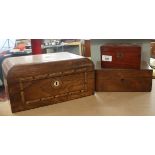 3 wooden boxes