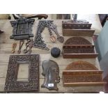 Collection of carved items