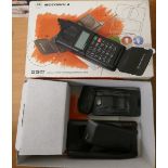 Motorola International 7500 vintage mobile phone and accessories