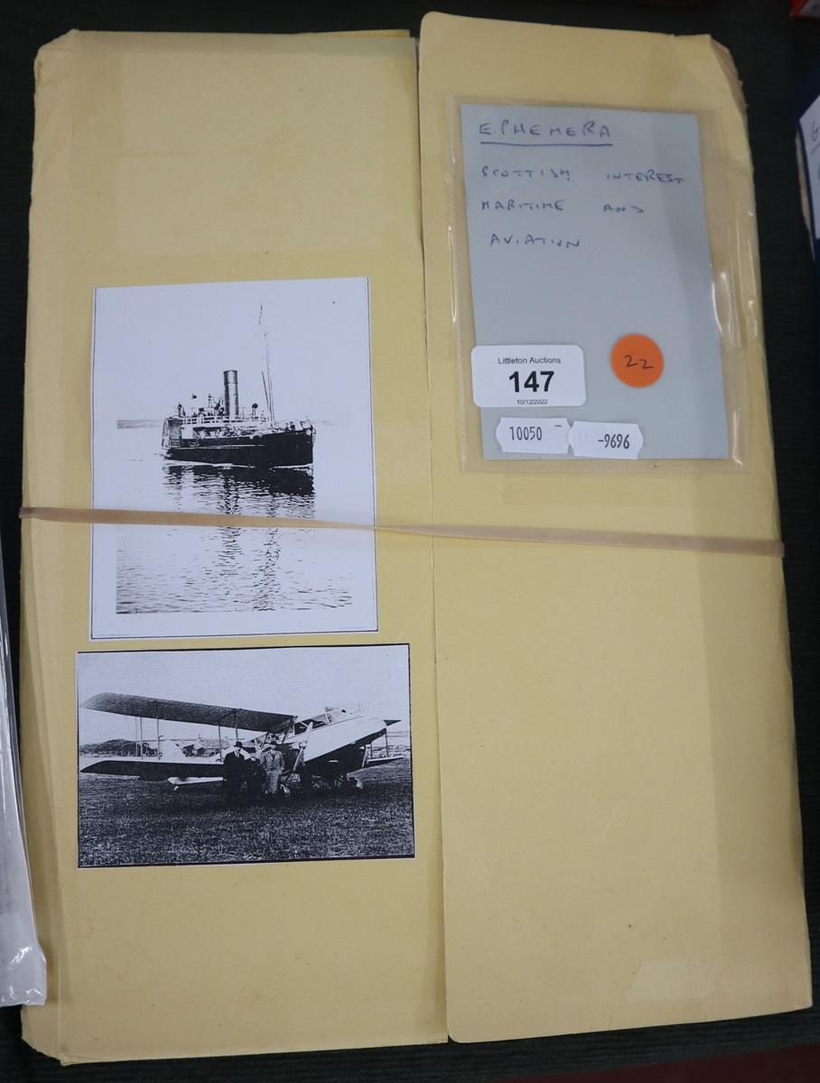 Ephemera - Scottish maritime and aviation