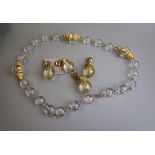 Andre Gerard 1950s necklace and earrings