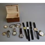 Box of wrist watches