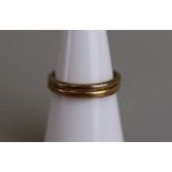 22ct gold ring together with 9ct ring