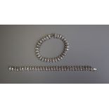 Stunning 18ct white gold diamond choker / necklace (also converts into 2 matching bracelets)