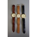 3 watches Rotary, Montine & Seiko