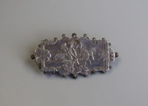 Victorian silver brooch