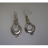 Silver earrings