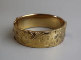 Rolled gold bangle