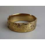 Rolled gold bangle