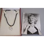 Marilyn Monroe pendant necklace
