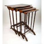 An early 20th century quartetto nest of tables,