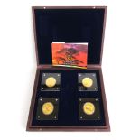 A Beautiful Africa 999 gold coin set