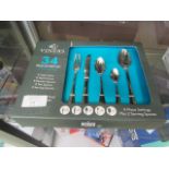 A boxed Viners 34 piece cutlery set