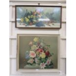 Two framed and glazed mid-20th century prints of still life