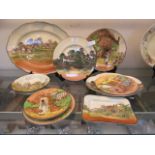 A collection of Royal Doulton ware to include 'Gaffers' plate
