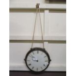 A modern nautical themed wall clock