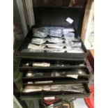 Six boxes of stainless steel flatware