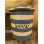 A TG Green pottery bread bin