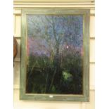 A framed oil on board of fruiting shrubbery signed J.F.Black dated 1998