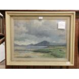 A framed and glazed pastel of Lough Conn in county Mayo, signed Harold Prynne