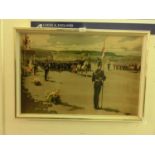 A Terrence Cuneo print of marching military men