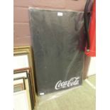 Two Coca Cola advertising blackboards