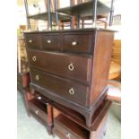 A Stag Minstrel chest of three short drawers above two long drawers