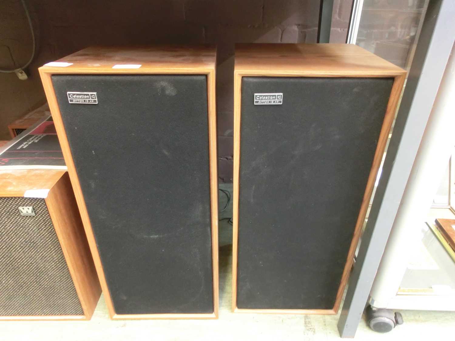 A pair of Celestion Ditton 15XR speakers