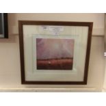 A framed and glazed limited edition print after John Bond titled 'August 1' with COA no.479/500