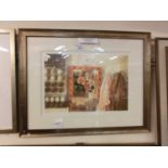 A framed and glazed limited edition print after Andrew Holmes titled 'Light Switches' no.99/110