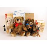 Steiff - four boxed bears including 'Bobby' 021886, 'Knuffi' 017803, limited edition 'Christmas