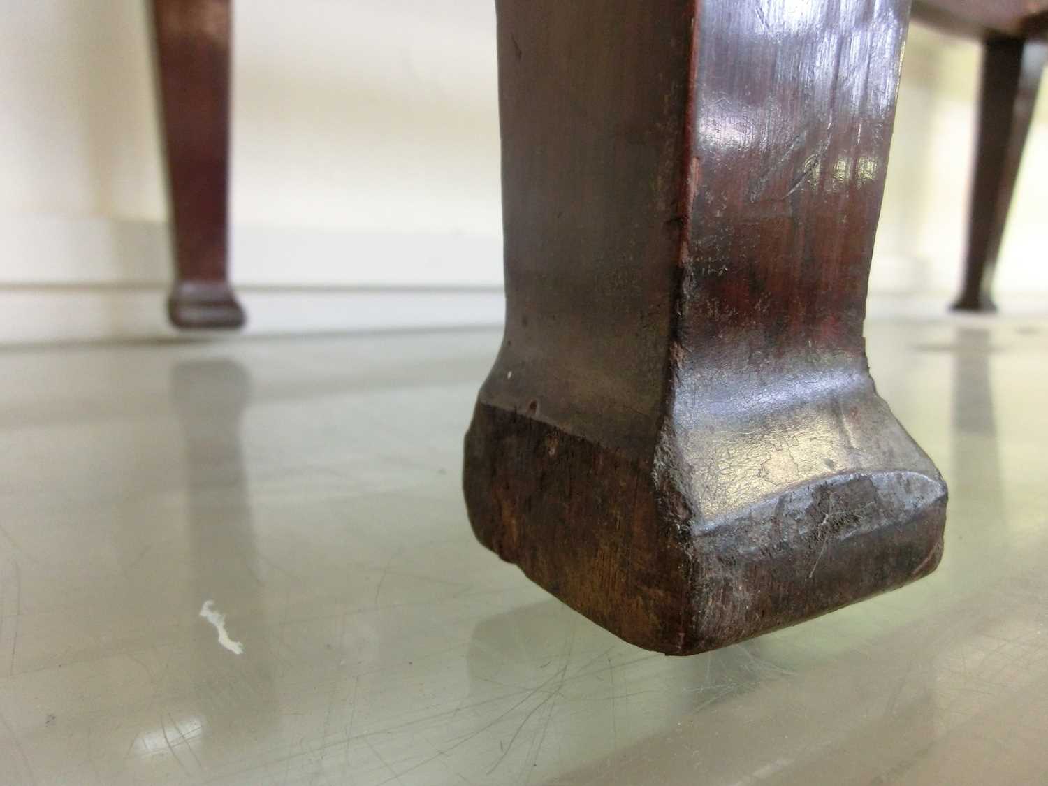A large early 20th century mahogany stool, the eight tapering legs supporting the top rail, h. 41 - Image 4 of 7