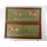 Cecil Aldin (1870-1935)a pair of hunting scenesprints37 cm x 101 cm each