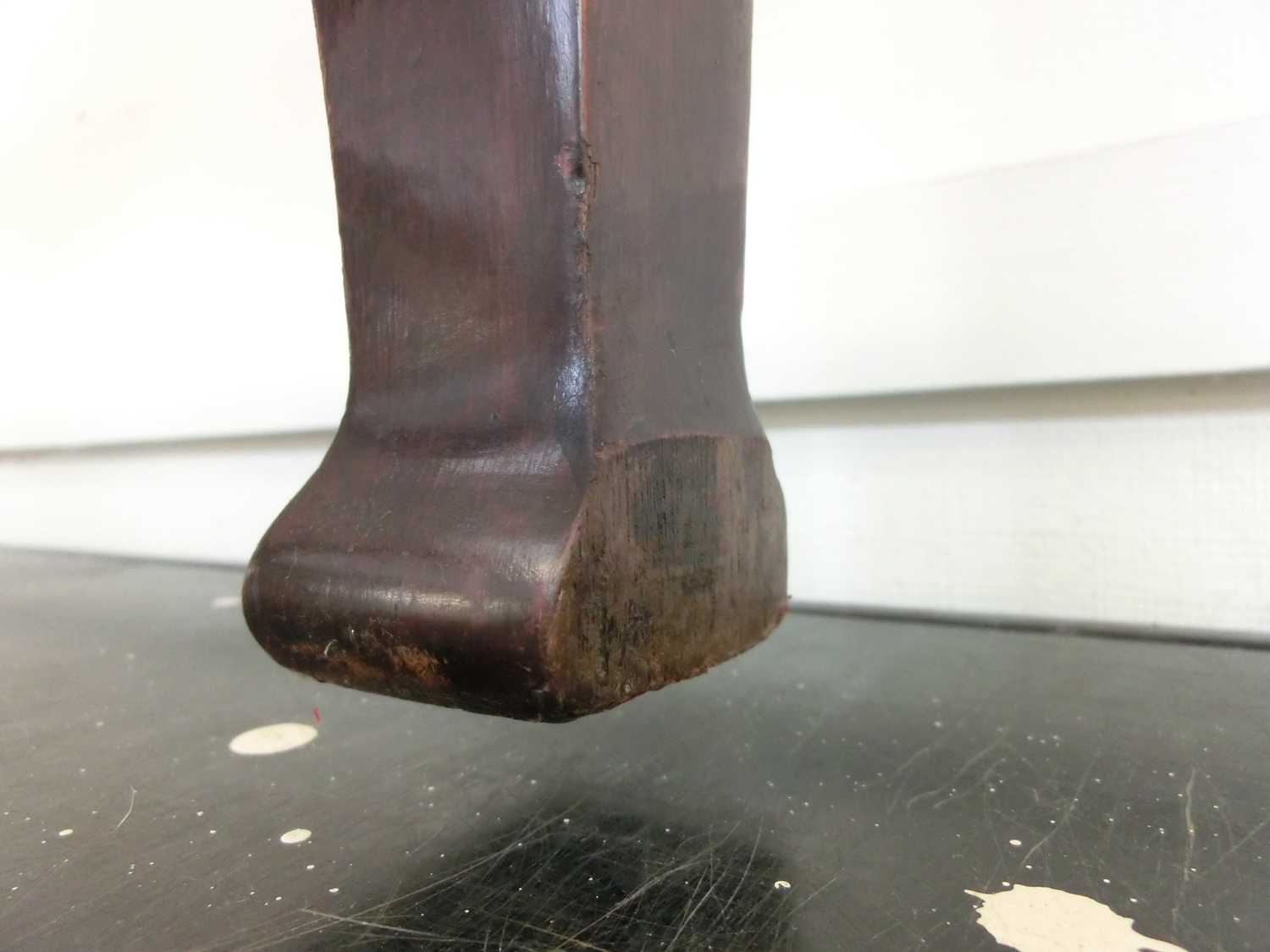 A large early 20th century mahogany stool, the eight tapering legs supporting the top rail, h. 41 - Image 7 of 7