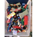 A PVC carton of assorted LEGO