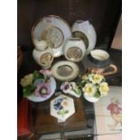 A collection of Chokin ware together with a small Beswick character jug, etc