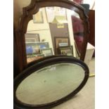 Two framed wall mirrors