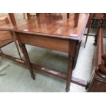 A late Victorian mahogany Pembroke table
