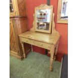 A modern pine dressing table